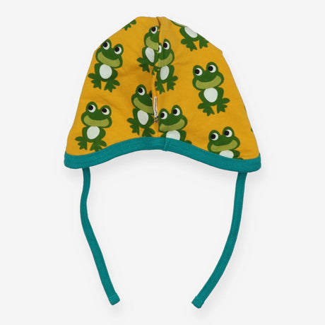 Bonnet Yellow with Frogs