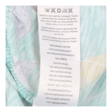 Dress Aqua Parasol Print Organic Cotton V-Neck Wra