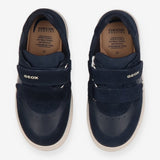 Trainers navy blue Velcro white soles