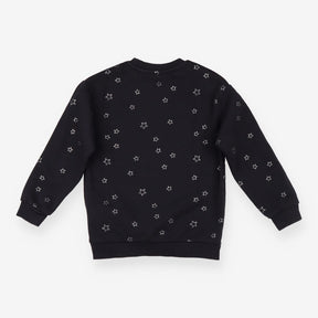 Grey Sweater Silver Stars