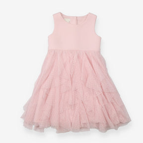 Party Dress Pink with Tule Layer