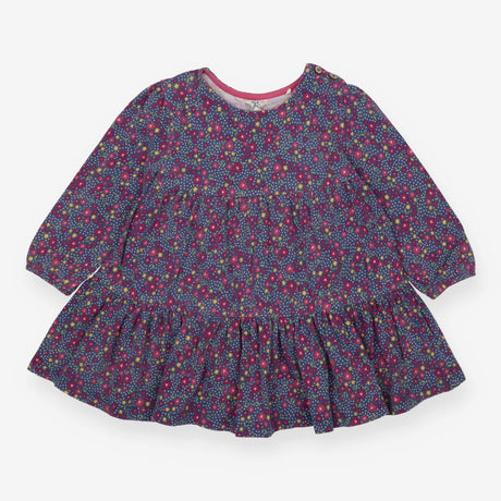Pink and Yellow Flowers Dress