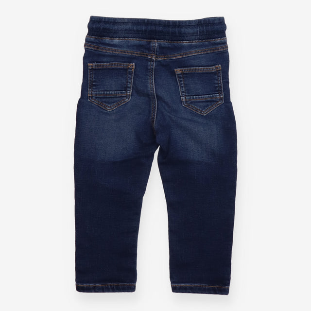 Pull on jeans blue drawstring
