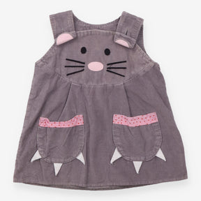 Grey Cord Mouse Dress