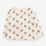 Baby highland cow print t-shirt