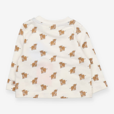 Baby highland cow print t-shirt
