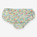 Floral Dress Frill Sleeves, Bloomers