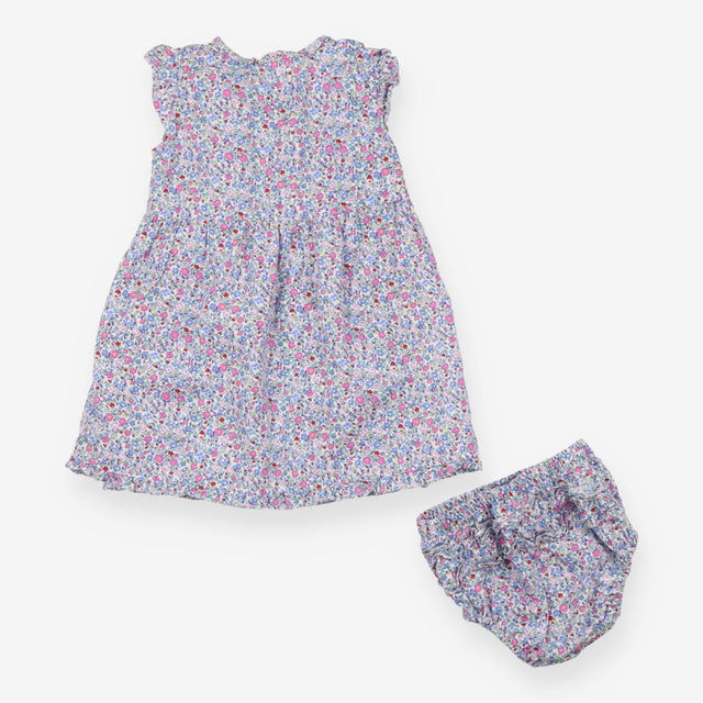 Dress Short Sleeve Ditsy Floral cross over pants