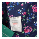 Gilet quilted pink floral lining 