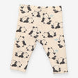 Leggings Panda Print Calico Cream