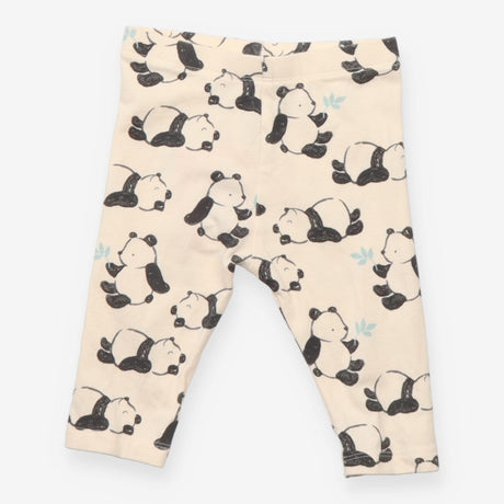 Leggings Panda Print Calico Cream