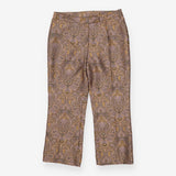 Tapestry Paisley print trousers green