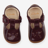 Roamer Burgundy Patent T-Bar Shoes