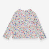 Collared Floral and Mushrooms Long Sleeve