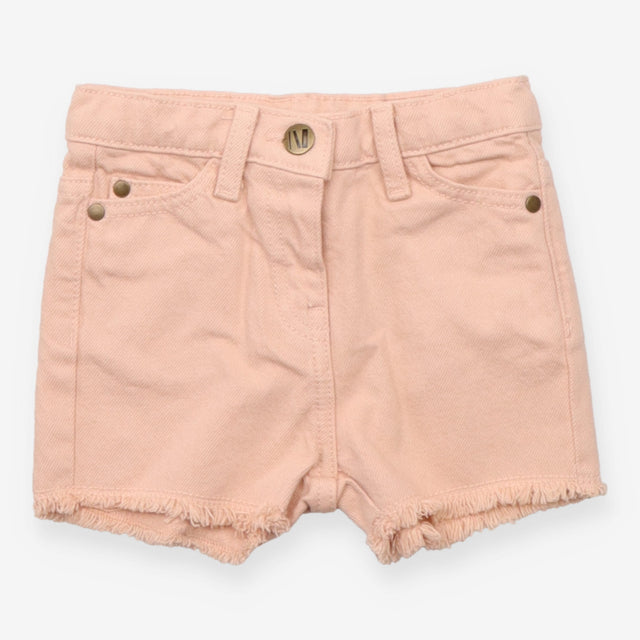 Pink Denim Shorts