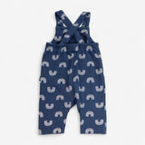 Dungarees Blue with White Rainbows
