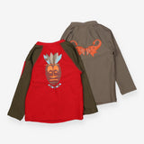 Brown and Red Swim Vests 2 Pack - Sunuva