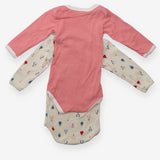 Bodysuits Red Stripe and Hot Air Balloons 2-Pack