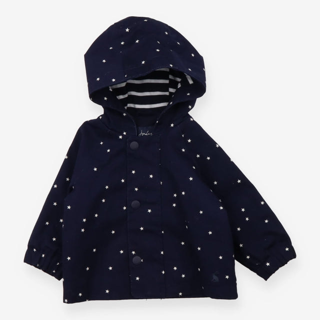 Raincoat Navy Star Fleece Lined