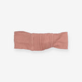 Headband pink ribbed knot