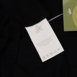Black Jersey Midi Dress V Neck 3/4 Sleeve