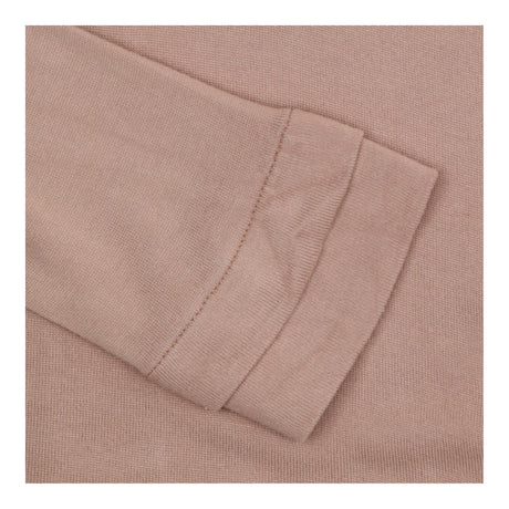 Draped Top Taupe Camel Cowl Neck Long Sleeve