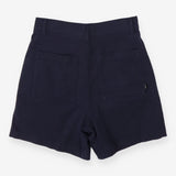 Chino short navy cotton