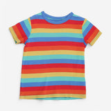 Tee SS rainbow stripe