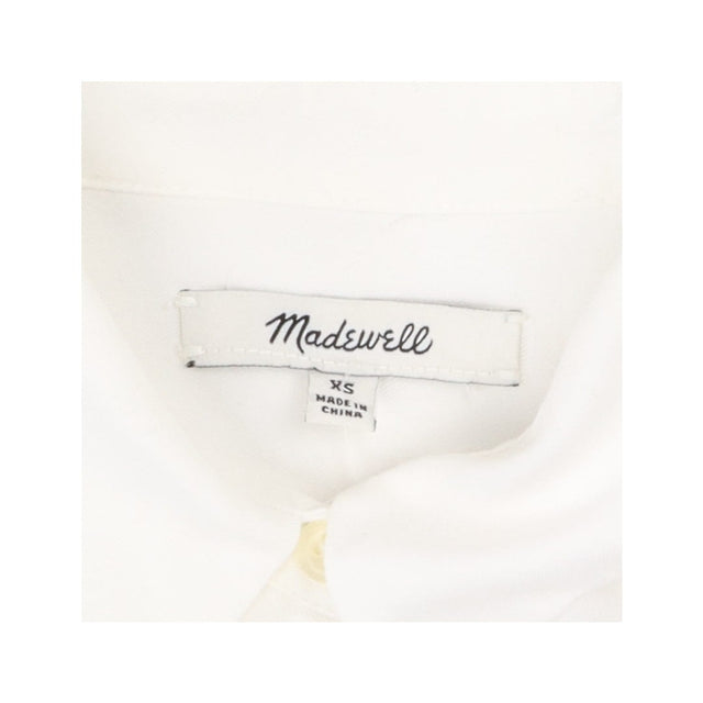 Shirt white cotton button down