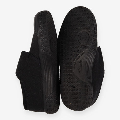 Plimsols black velcro