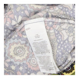 T-shirt muted retro pattern wrap