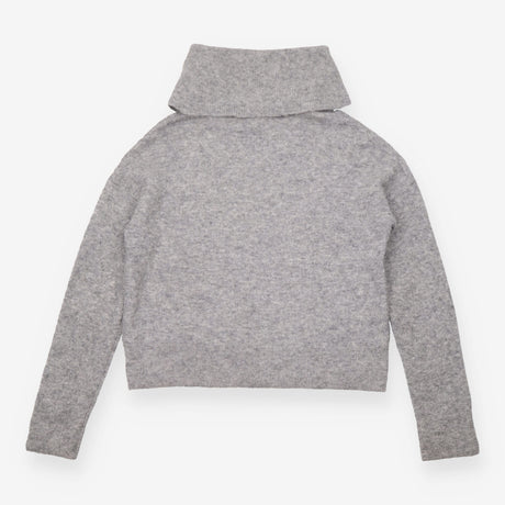 Jumper Grey Melange Oversized Soft Brushed Knit