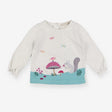 T-shirt white toadstool squirrel garden 