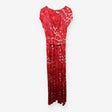 Red Floral Print Dress