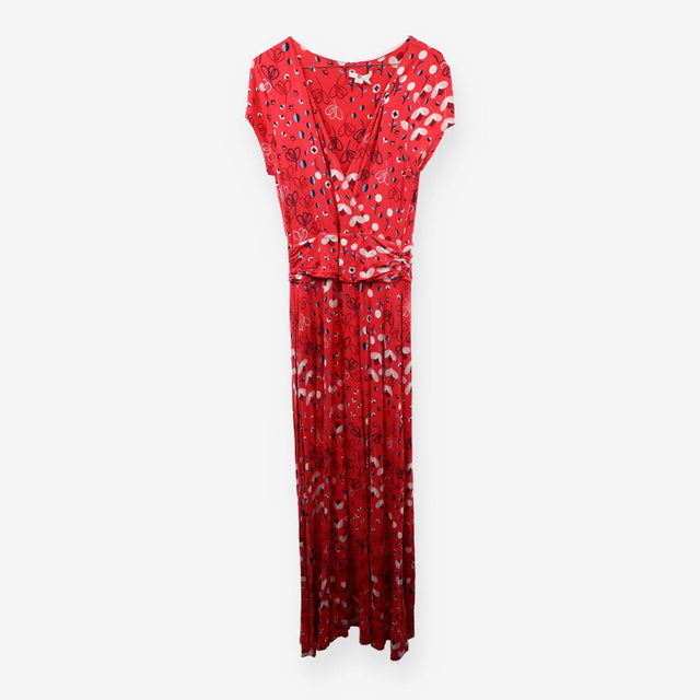 Red Floral Print Dress