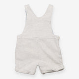 Grey Waffle Shortie Dungarees