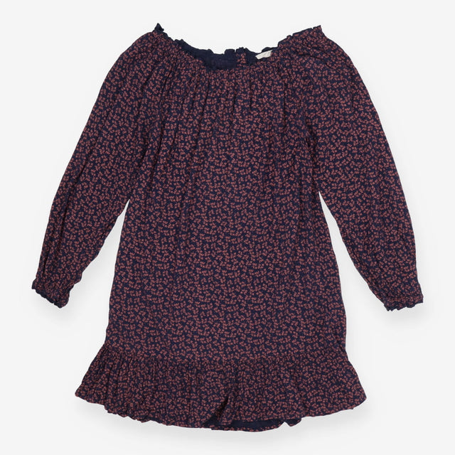 White Stuff Navy Floral Off‑Shoulder Long Sleeve