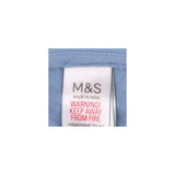 Sleeping bag blue muslin 0.5 tog