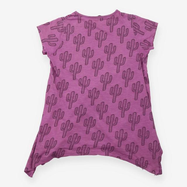 Tunic Purple with cactus prints