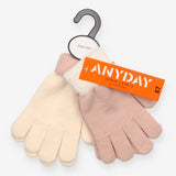 Gloves pink and white