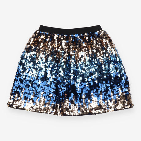 Skirt Blue and Gold Sequins