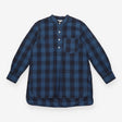 Blue & Navy Check Oversized Tunic Shirt