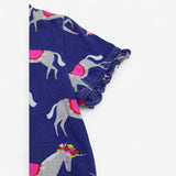 T-Shirt Blue with Unicorns