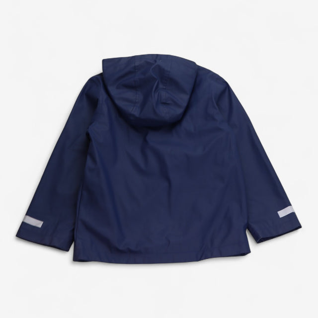 Fisherman's rain coat blue with striped lining