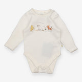 LS White Bodysuit Winnie The Pooh & Friends 