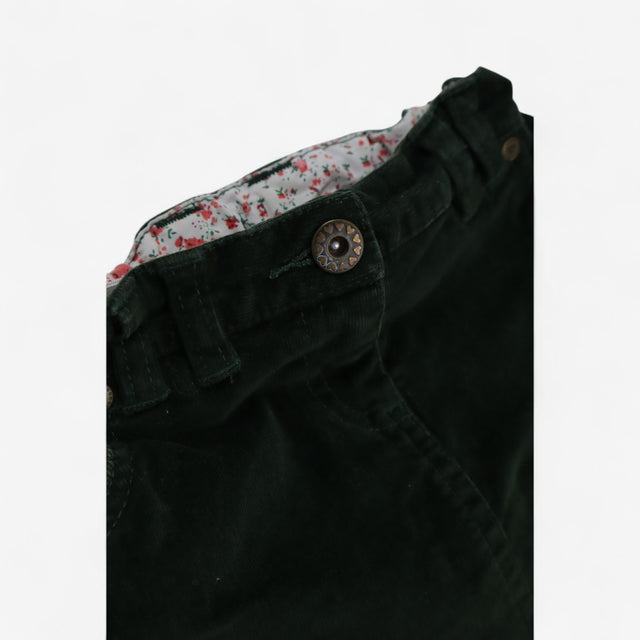 Skirt Green cord 