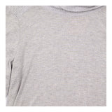 Roll Neck Jumper Light Grey Gold Metallic Fleck Lo