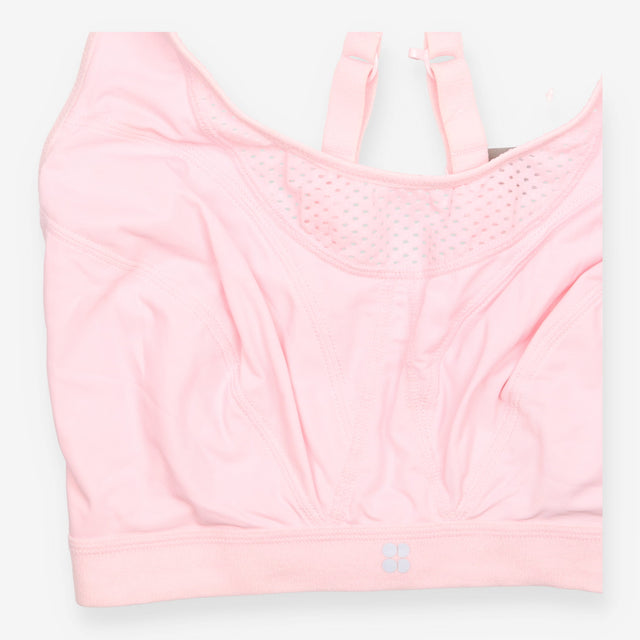 Pink Ultra High-Support Running Sports Bra