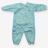 Baby blue paper aeroplane wetsuit