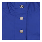 Waterproof Cape Royal Blue Hooded Vintage Poncho